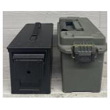 (2) Ammo Boxes