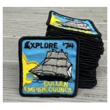(31) Explore ï¿½74 Golden Empire Boy Scout Patches