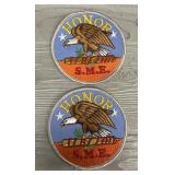 (2) Vintage Honor S.M.E. Boy Scout Patches