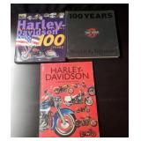 (3) Harley Davidson Books