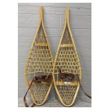 (2) Torpedo Canada Rawhide & Wood Snowshoes