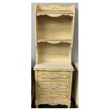Antique Style French Hutch w/ 3-Drawers