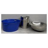 (3) Assorted Bowl & Buckets