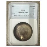 1925 Silver Peace Dollar NMC MS66