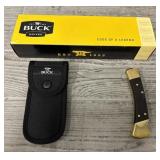 Buck 110 USA Pocket Knife w/ Sheath
