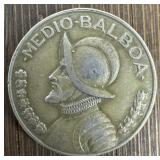 1966 Panama Medio Balboa w/ 40% Silver #1