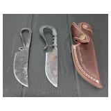 (2) Hand Forged Knives