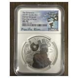 NCG 2019-P Tuvalu First Day of Issue MS 70