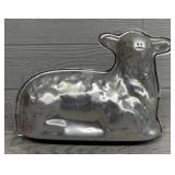 Vintage Aluminum Lamb Baking Mold