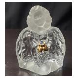 Fenton Art Glass Crystal Guardian Angel