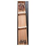 (13) Vintage Wood Arrows