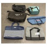 (6) Various Carry Grocery Coolers
