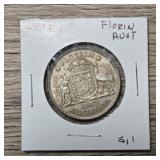 1943 Silver Florin Australian Coin #2
