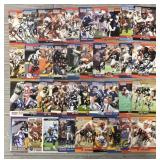 (39) Autographed Football Cards Collection