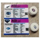 (2) Gemstones SEE DESCRIPTION  #1