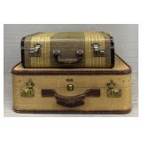 (2) Vintage Suitcases