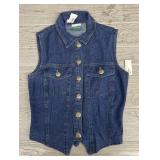 Coldwater Creek Womenï¿½s Jean Vest NWT