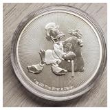 1 oz 2018 Silver Coin Scrooge McDuck