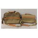 (2) Hartmann Leather & Nylon Briefcases