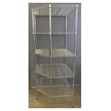 HDX Pentagon Corner Wire Shelf Unit