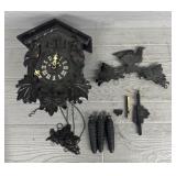 Vintage Poppo Cuckoo Clock with Assembly Pieces