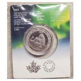 1 oz 2023 Silver Canada Polar Bear & Cubs Coin