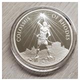 1oz Silver Colossus of Rhodes Coin