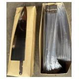 (120) 8' Stainless Steel Chef Knife Blades