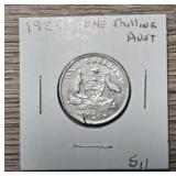 1926 Silver Australian Shilling Coin