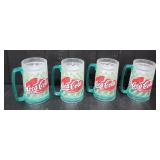 (4) Coca-Cola Mugs