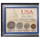 USA Four Most Famous Coins