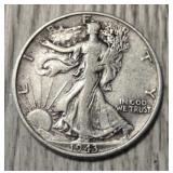 1943 Walking Liberty Half Dollar #3