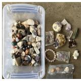 Tote Full of Crystals, Rocks etc