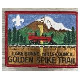 Vintage Golden Spike Trail Boy Scout Patch