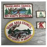 (4) Tahoe Area Council Boy Scout Patches