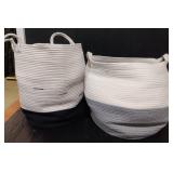 (2) Storage Baskets