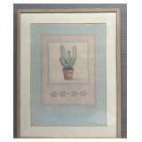 Framed Cooper Smith Cactus Print