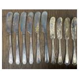 (10) Assorted Vintage Butter Knife Set