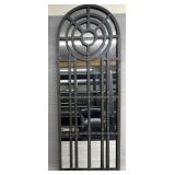 Arched Metal Framed Mirror