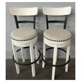 (2) Swiveled Bar Stools