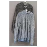 (2) Women's Pullover Shirts With Hoodies
