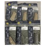 (6) IMI Defense 1911 Officer Size Grip Set
