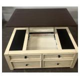 Two Tone Lift Top Coffee Table