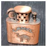 Vintage Brush Finish Copper Camel Lighter