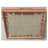 Vintage Childrenï¿½s Chalk Board/Peg Board
