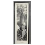 Framed NYC Chrysler Building Print