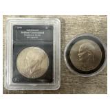 (2) 1976 Silver Peace Dollars- U1 & U2