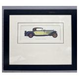 Framed 1931 Austro-Daimler Print