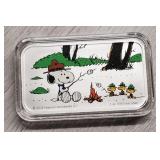 1 oz Silver Peanuts Beagle Scout Bar
