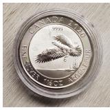 1.5 oz 2020 Canada Bald Eagle $8 Coin
